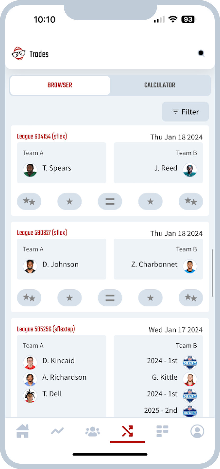 Dynasty Trade Browser App Image