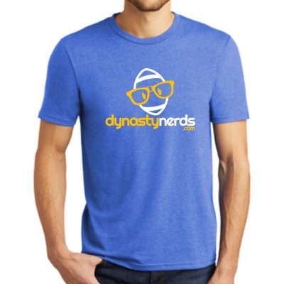 Dynasty Nerds Logo T-Shirt | NFL Team Color Tri-Blend