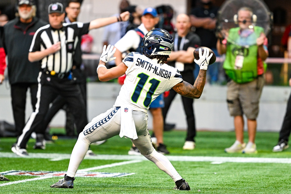 Jaxon Smith-Njigba Startup Mock Draft Dynasty Fantasy Football 12 team PPR SF TE Premium with Rookies for 2025 NFL Season QB RB WR Sleeper