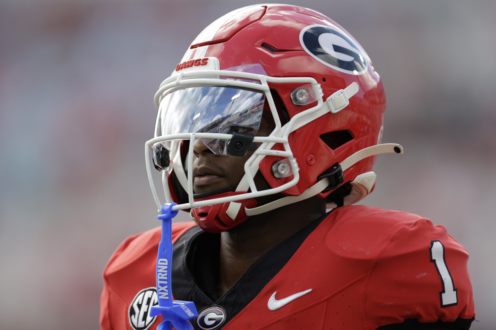 Trevor Etienne 1QB Rookie Mock Draft for the 2025 NFL Class Post-NFL Draft Top 48 prospect players to draft for dynasty fantasy football FF QB RB WR TE targets to know