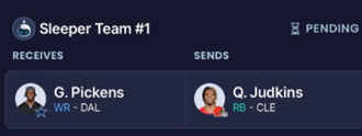 Dynasty Rankings
Contender, Player Value, Fantasy Football, Trades, Value, breakdown, targets, strategy, trade calculator, trade for, away, Grade the Trade, Reddit, buy, sell,